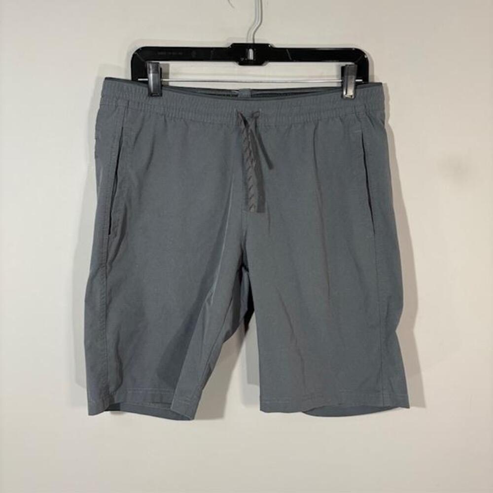 Kuhl Shorts Mens Medium Gray 10 Inseam Chino Elastic Waist Stretch 5257